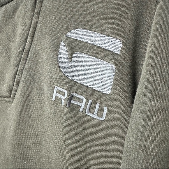 G-Star RAW Correctline Half Zip Sweatshirt Black Size Large - Picture 4 of 7
